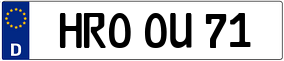 Truck License Plate